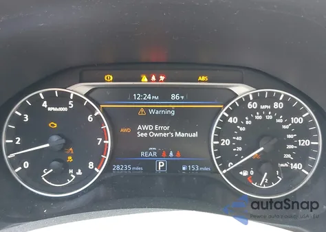 2024 Nissan Altima Sv Intelligent Awd из США, поврежденный, VIN 1N4BL4DW7RN401444